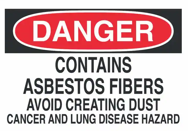Asbestos Warning